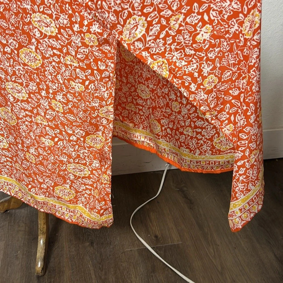 Natalie Martin Marin Oversized Caftan Dress with Belt XS/S in Tuscan Sun - Picture 15 of 16